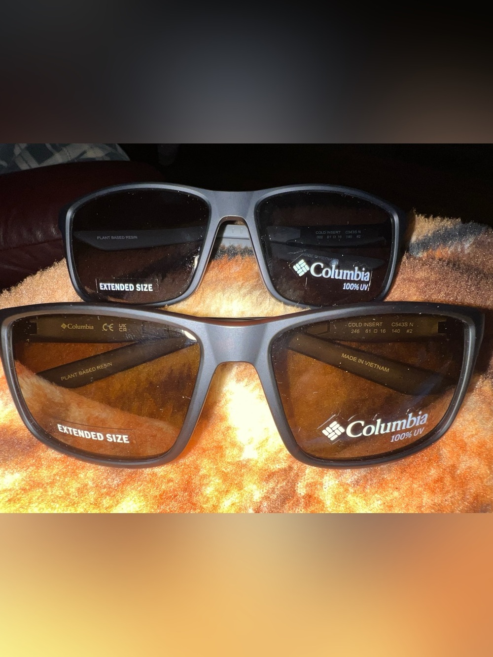 2 Pair Columbia Sunglasses